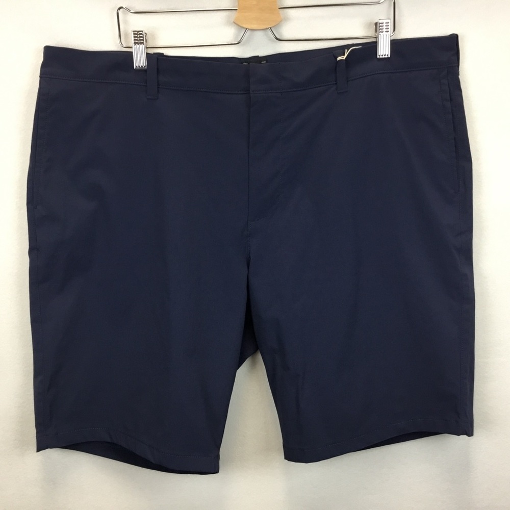 J. Crew Tech Shorts 10.5" Navy Blue Size Waist 42 Athleisure Sporty Travel